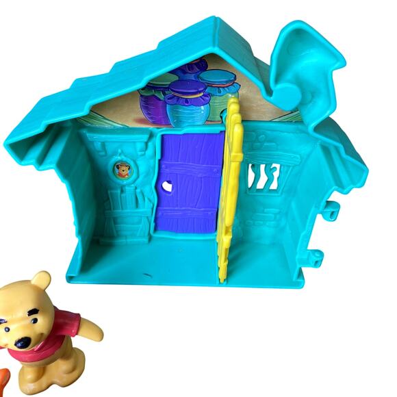 Vintage Disney Winnie the Pooh Wild West Jail House Lot w/ Figures - Picture 7 of 7